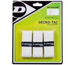 Dunlop Gecko-Tac Over Grip White (3-Pack)