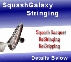 Squash Racquet Restringing
