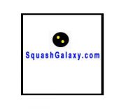 Squash Galaxy White Wristband