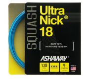 Ashaway UltraNick 18 Squash Set (1.15 mm) (Blue) (30 ft.)