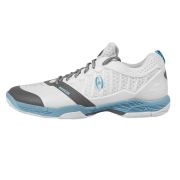 Harrow Breeze Squash Shoes (White/Blue/Grey)