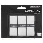 Dunlop Super Tac White OverGrip (3-Pack)