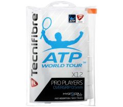 Tecnifibre Pro Players Overgrip 12-Pack (White)