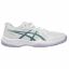 ASICS UpCourt 6 GS  KIDS Indoor Court Shoes (1074A045.102) (White/Foggy Teal)
