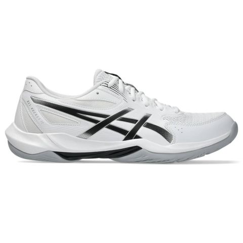 アシックス GEL-PEACE ホワイト/ブラック スパイクシューズ ASICS Gel-Rocket 12 Men's Indoor Shoes (1071A116.101) (White/Black