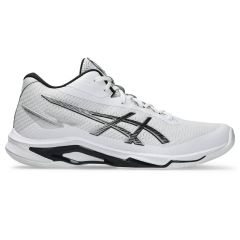 ASICS Netburner Ballistic FF MT 4 (MID) Men's Indoor Shoes (1051A090.100) (White/Black)