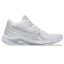 ASICS Netburner Ballistic FF MT 4 (MID) Women's Indoor Shoes (1052A084.100) (White/Pure Silver)