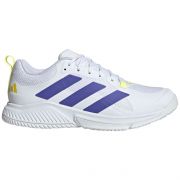 Adidas Court Team 2.0 Men's Indoor Court Shoes (KJ9649) (FTWWHT/SOLPUR/SOLLEM)