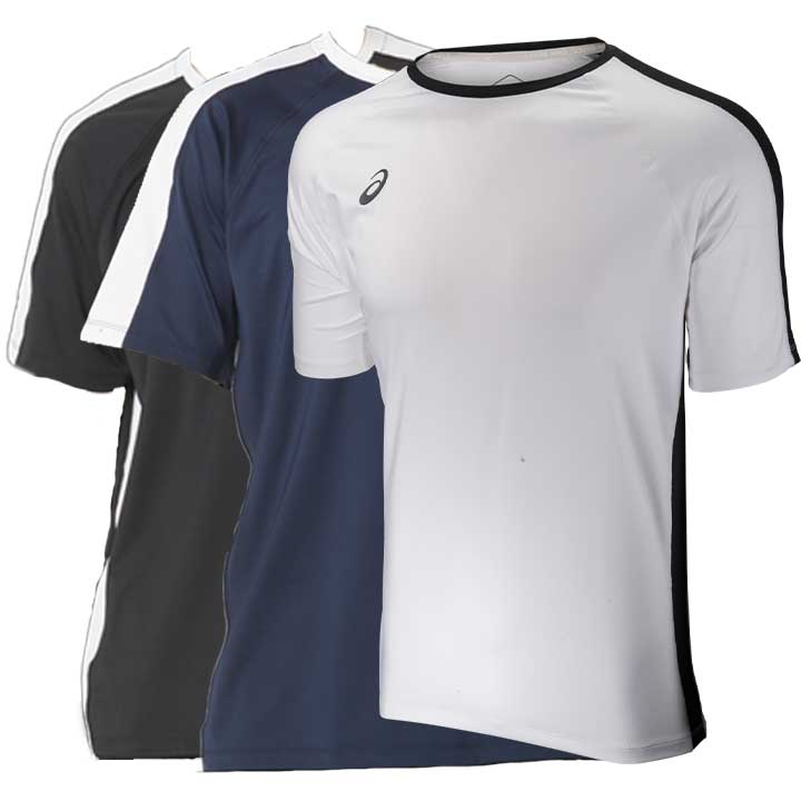 ASICS Men's Resolution SS Crew (2041A200) | SquashGalaxy