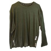 Head Long Sleeve Guard Crew Neck Top Swiss Army Green Heather (HEM234TL01-R167)