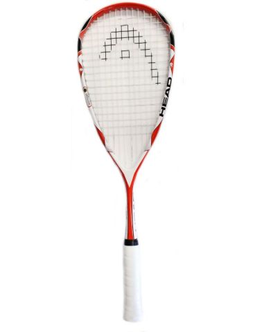 HEAD Microgel 145 Squash Racquet For Intermediate Players Red/White 