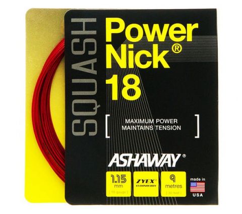 Ashaway PowerNick 18 Squash Set Power Nick 1.15mm