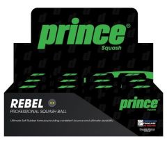 Prince Rebel (DYD) Squash Ball BOX (12-Balls)