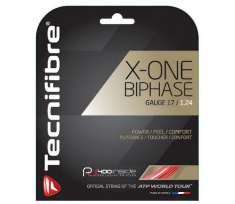 Tecnifibre X-One Biphase 17g Red | SquashGalaxy